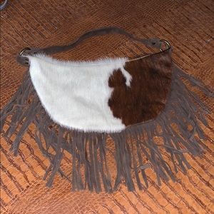 Maurizio Taiuti Fringed Cowhide Purse